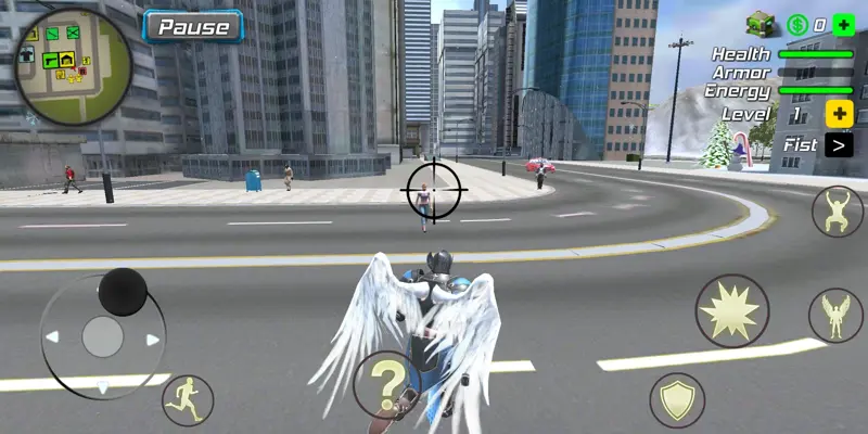 Crime Angel Superhero - Vegas Air Strike android App screenshot 11