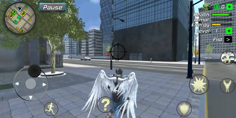 Crime Angel Superhero - Vegas Air Strike android App screenshot 15