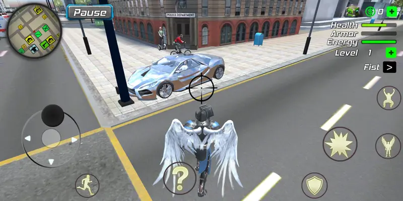 Crime Angel Superhero - Vegas Air Strike android App screenshot 16