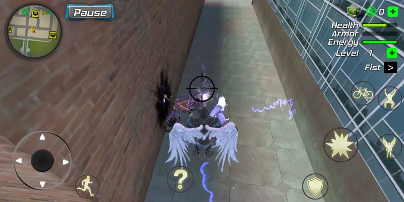 Crime Angel Superhero - Vegas Air Strike android App screenshot 3